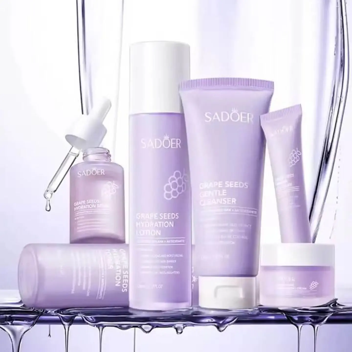 Kit de Skincare extracto de uva Sadoer  2