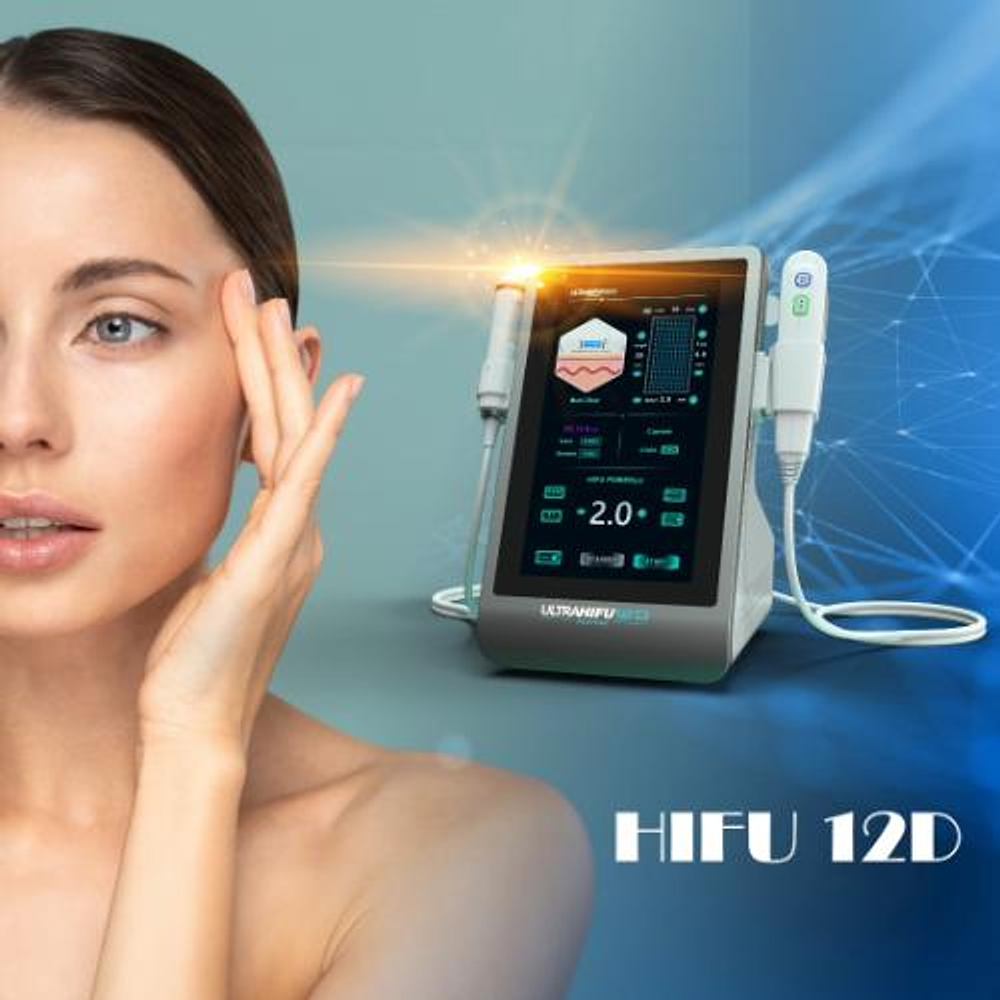 1 Sesión de HIFU 12D Tratamiento Facial Reafirmante rostro completo