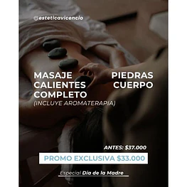 Masaje Piedras Calientes Solo Para Ellas