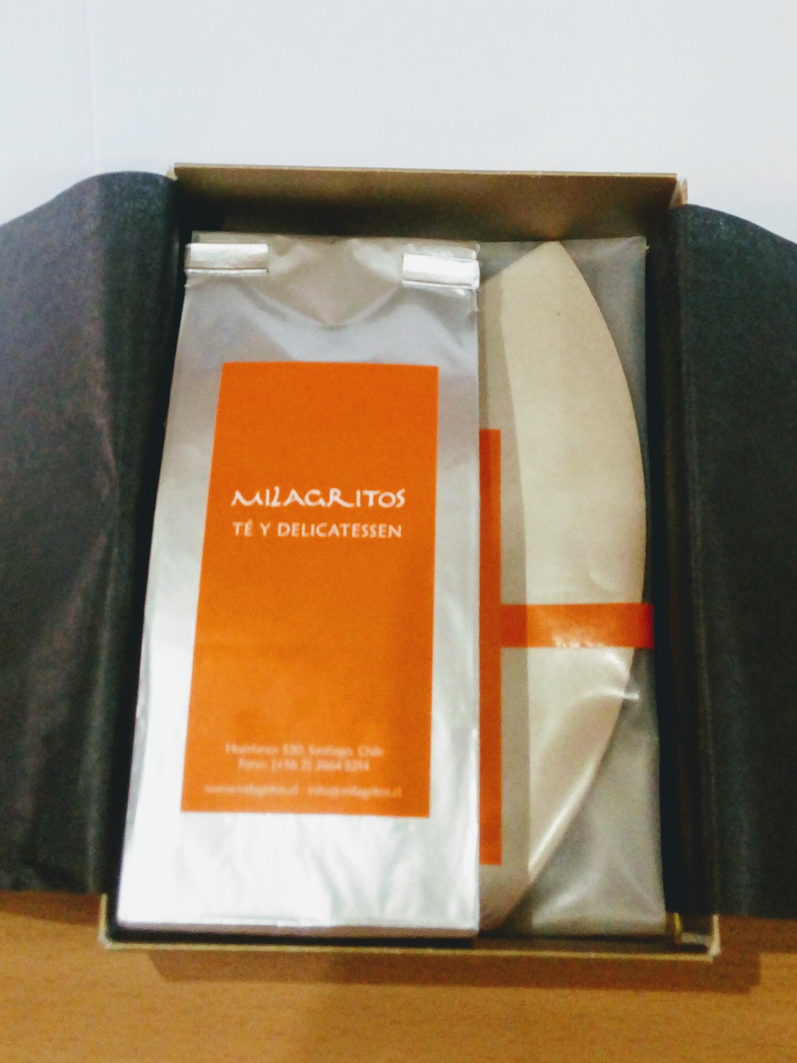 Caja café y filtro de papel 1