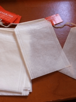 Filtro papel con hilo