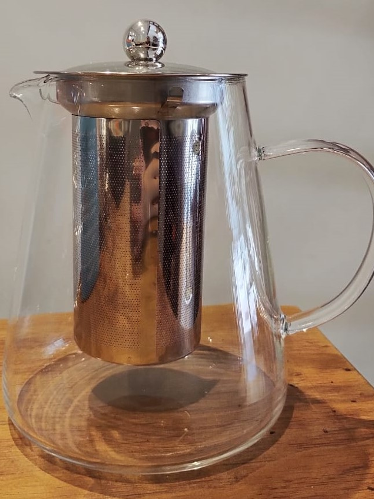 Tetera vidrio metal 1