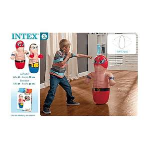 Golpeador Muñeco Porfiado Boxeador Luchador Intex 