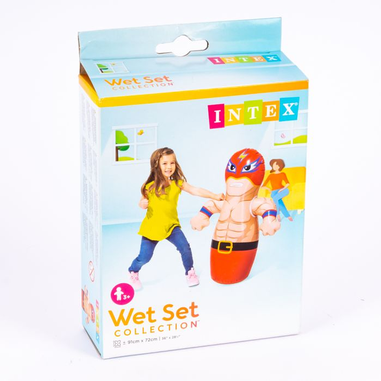 Golpeador Muñeco Porfiado Boxeador Luchador Intex  3