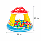 Piscina Inflable Redonda Techo Hongo Intex Niños  - Miniatura 1