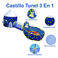 Carpa Castillo Tunel Piscina 3 en 1 Niños Pelota  - Miniatura 2