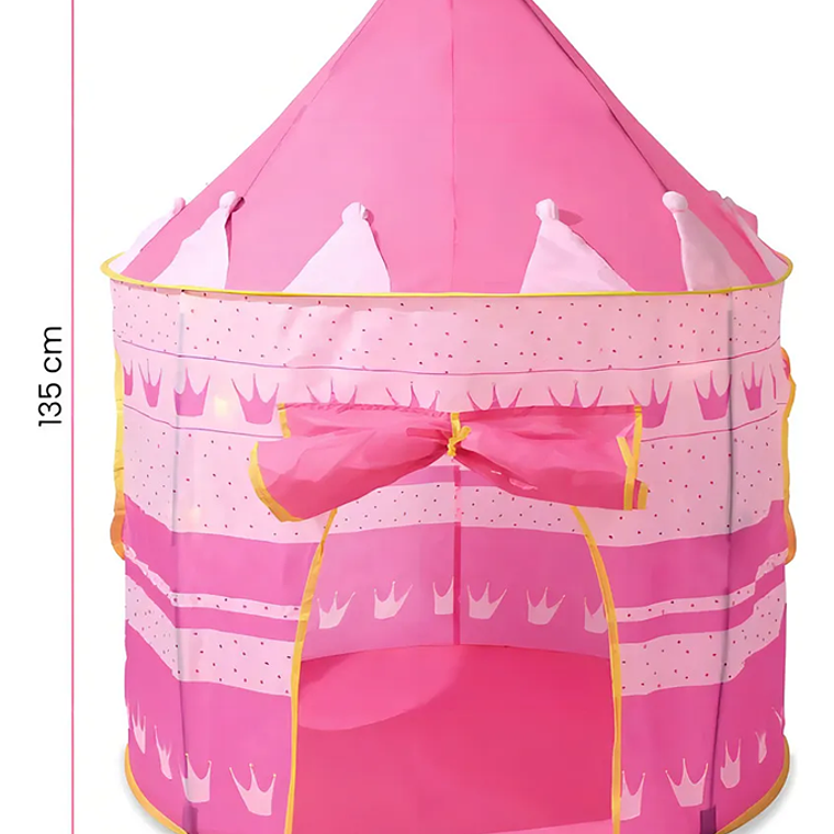Castillo Infantil Rosa Plegable Carpa Camping Infantil 3