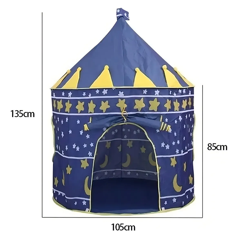 Carpa Castillo Azul Plegable Camping Infantil  2