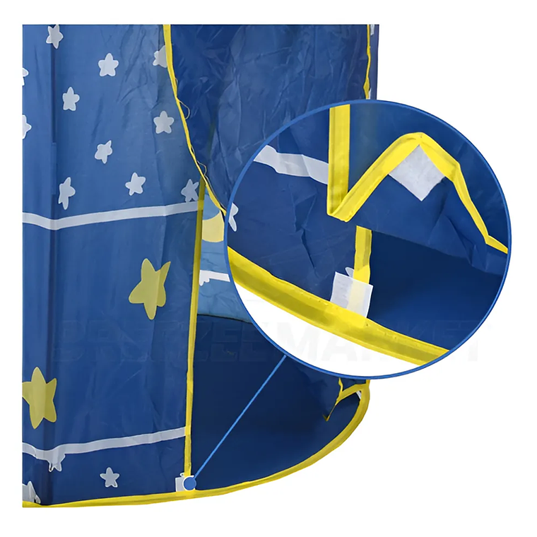 Carpa Castillo Azul Plegable Camping Infantil  3