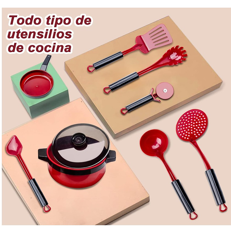 Set Cocina Infantil Niña 61 pcs  4