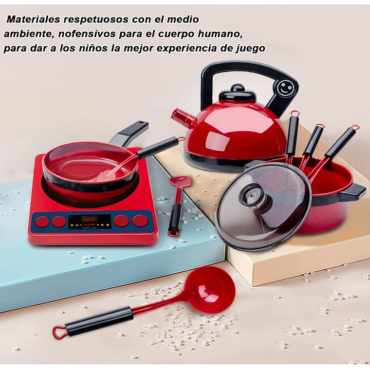 Set Cocina Infantil Niña 61 pcs  5