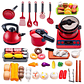 Set Cocina Infantil Niña 61 pcs  - Miniatura 2