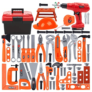 Kit Herramienta Niños 71 Pcs Juguetes 