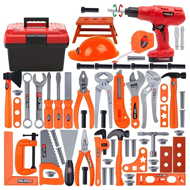 Kit Herramienta Niños 71 Pcs Juguetes  1