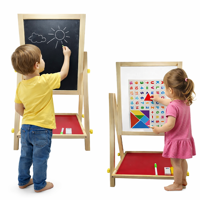 Tablero Didáctico Infantil 2 en 1 1