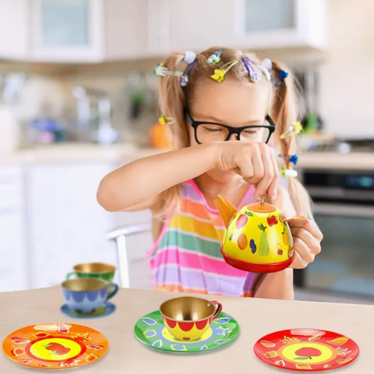 Juego de Vajilla Infantil para Cocinar y Aprender 1