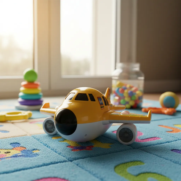 Avión Didáctico para Bebé con Luces y Sonido 2