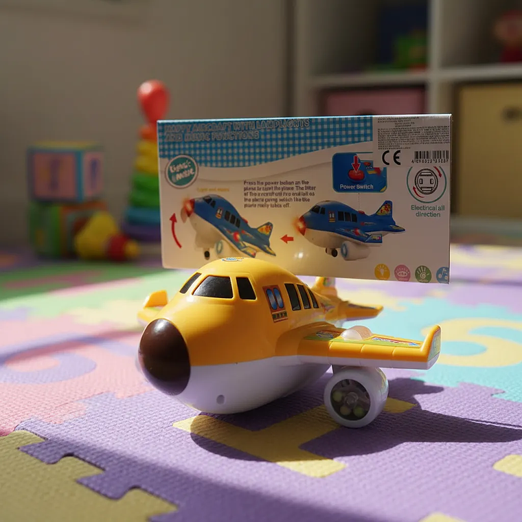 Avión Didáctico para Bebé con Luces y Sonido 4