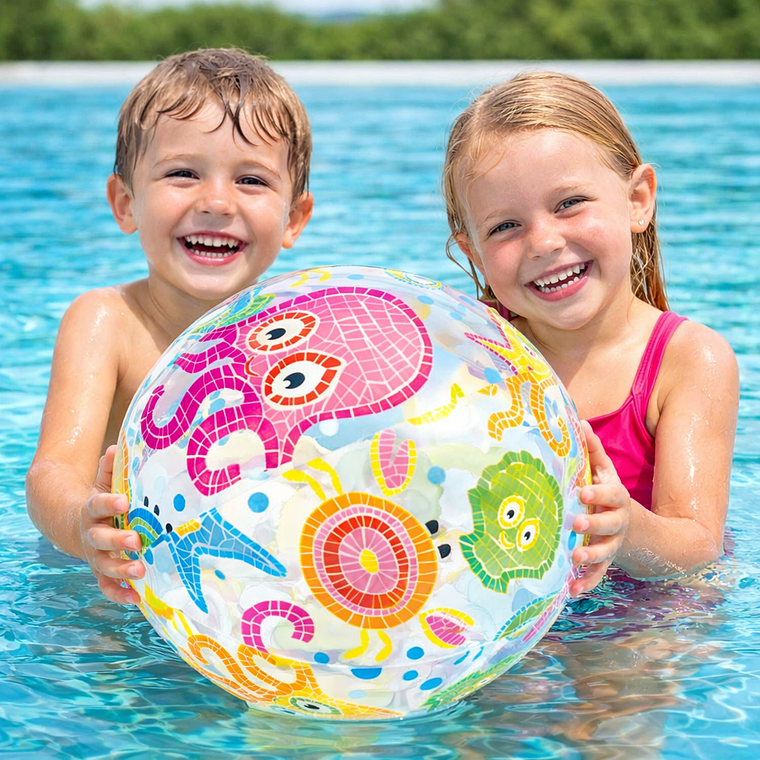 pelota Inflable para Piscina y Playa Intex 3