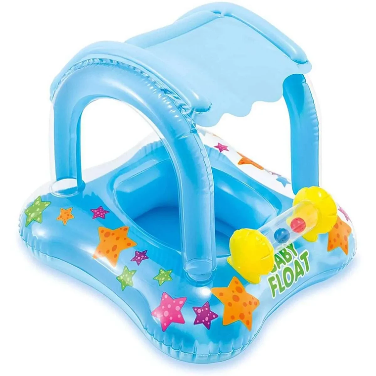 Flotador para Bebé con Techo y Sonajero 5