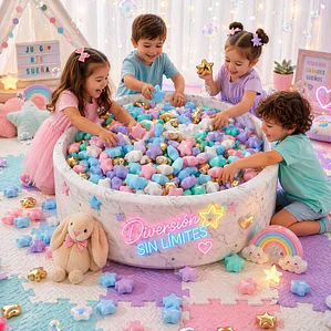 Pelota de Piscina Estrella Colores Pastel x 50 UND 