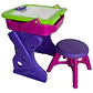 Escritorio Pupitre Tablero Mesa Infantil Niños Niñas 3 en 1 - Miniatura 5