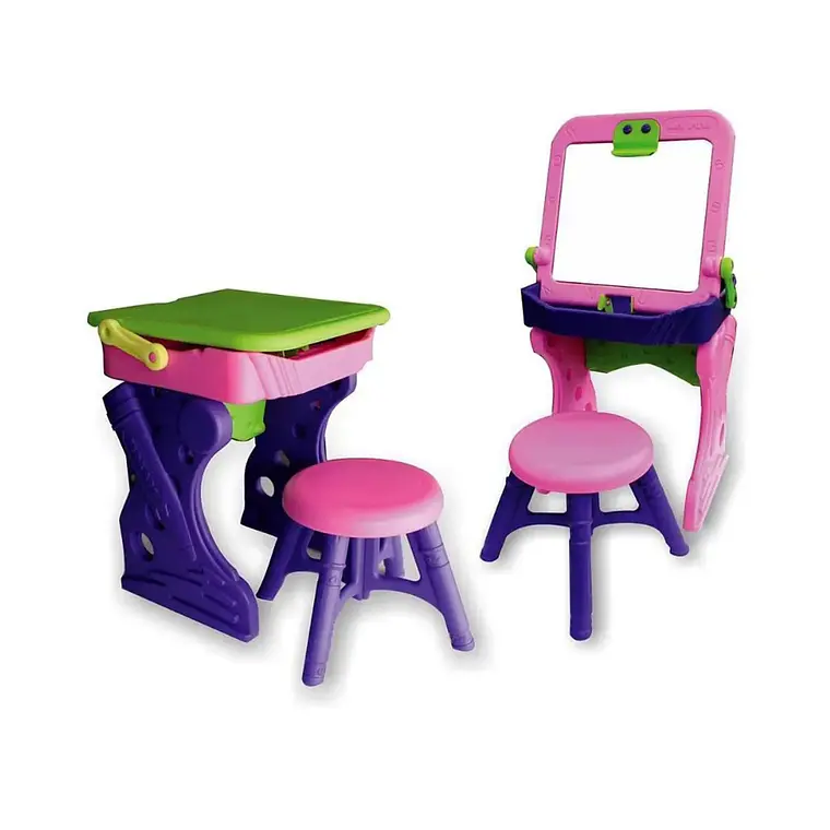 Escritorio Pupitre Tablero Mesa Infantil Niños Niñas 3 en 1 6