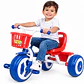 Triciclo Metalico Infantil Canasta Sonido - Miniatura 1
