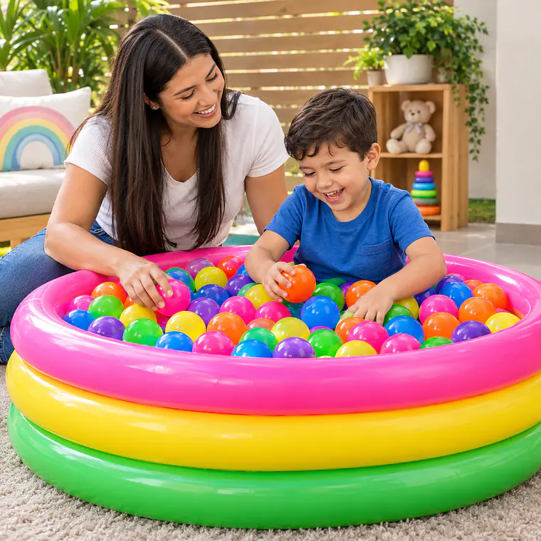 Piscina Inflable 147 cm + 200 Pelotas Para Piscina 4