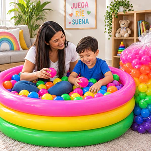 Piscina Inflable 147 cm + 200 Pelotas Para Piscina