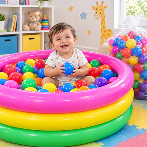 Piscina Inflable 86cm + 50 Pelotas Para Piscina