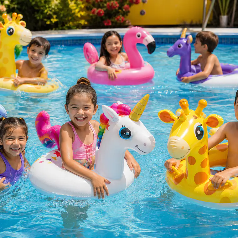 Flotadores Inflables Infantiles Diseño Animales para Piscina 1