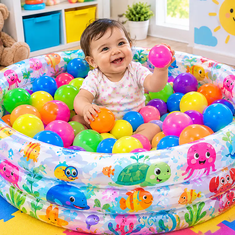 Piscina Infantil de Pelotas – Diversión y Color para los Peques 1