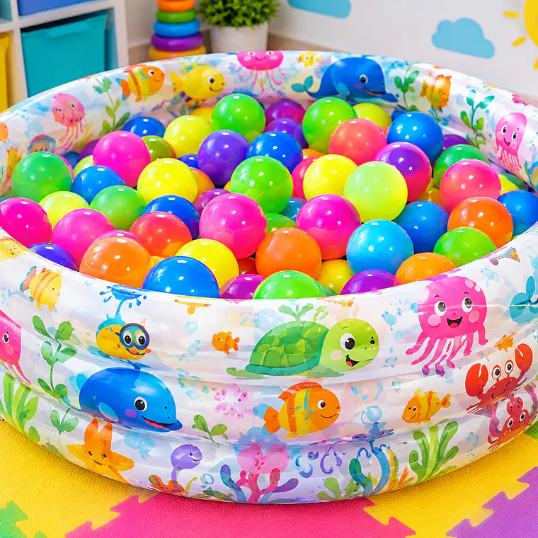 Piscina Infantil de Pelotas – Diversión y Color para los Peques 2