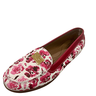 Mocassim Floral Rouge Dona V