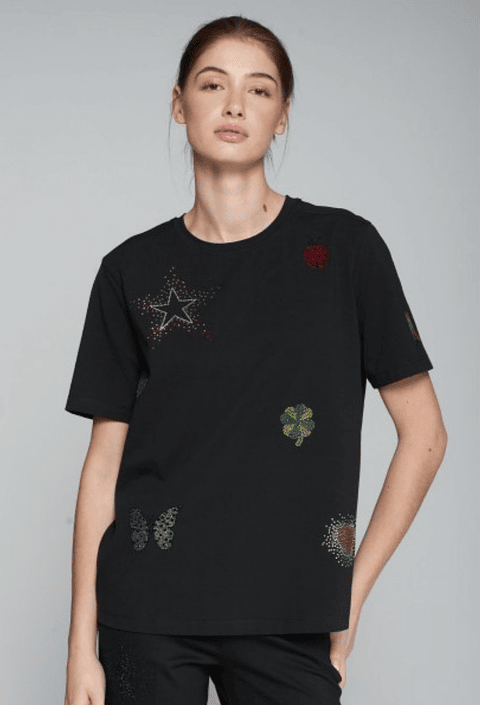 T-Shirt estampada Vilagallo