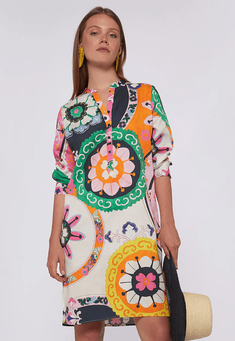 Vestido estampado Vilagallo