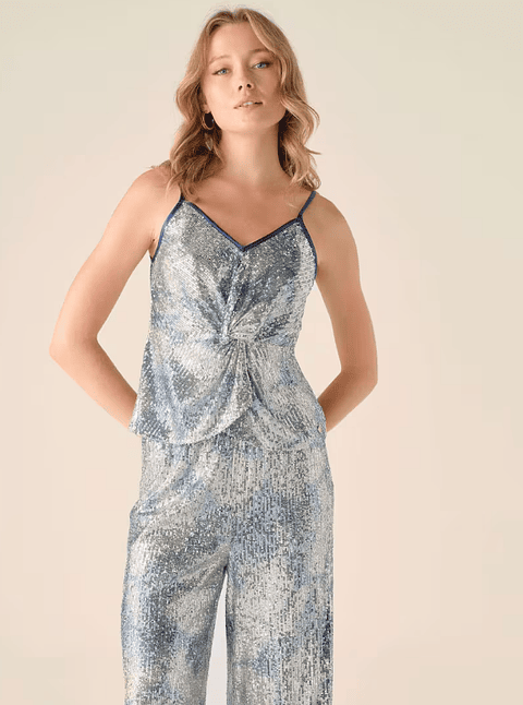 Top Lantejoulas Cristina Barros