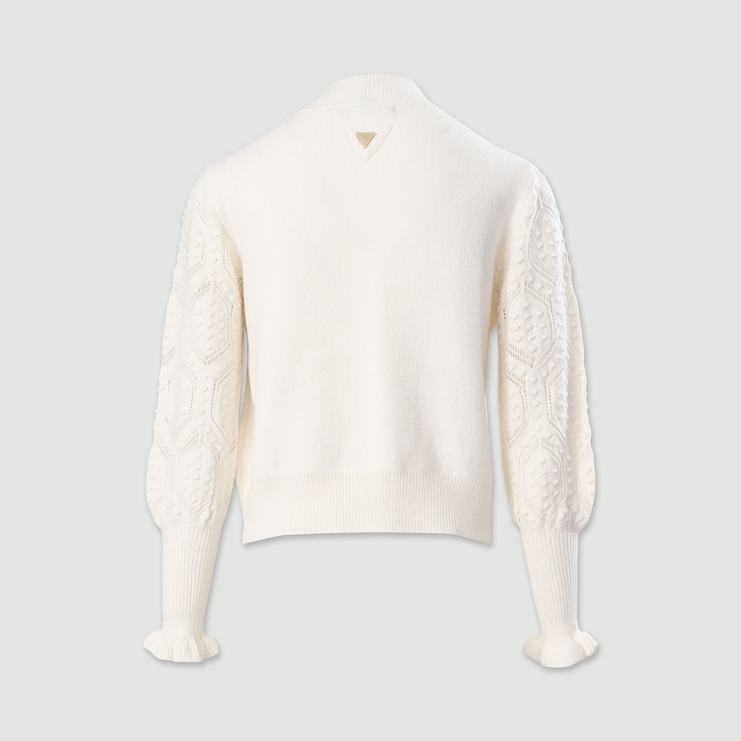 Camisola de malha com mangas trabalhadas Ferrache 6