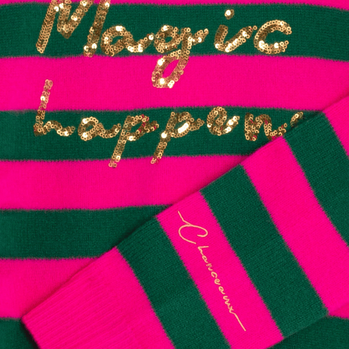 JERSEY DE RISCAS FÚCSIA E VERDE 2