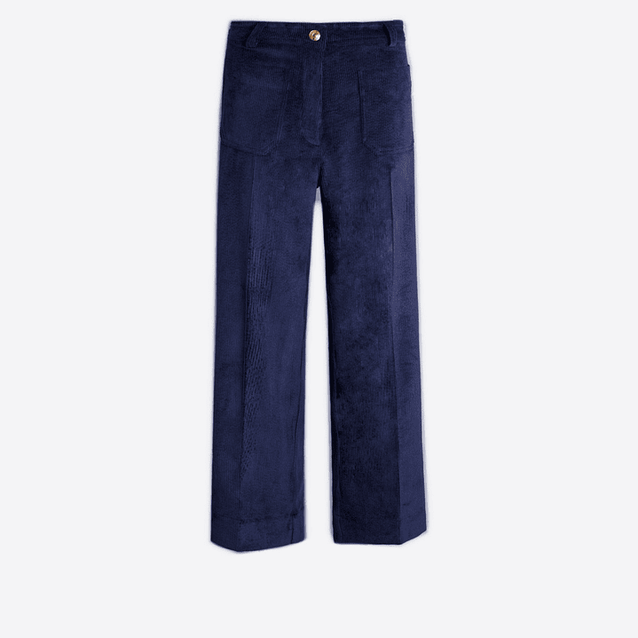  Vilagallo Calças cotelê azul marinho Vilagallo 2