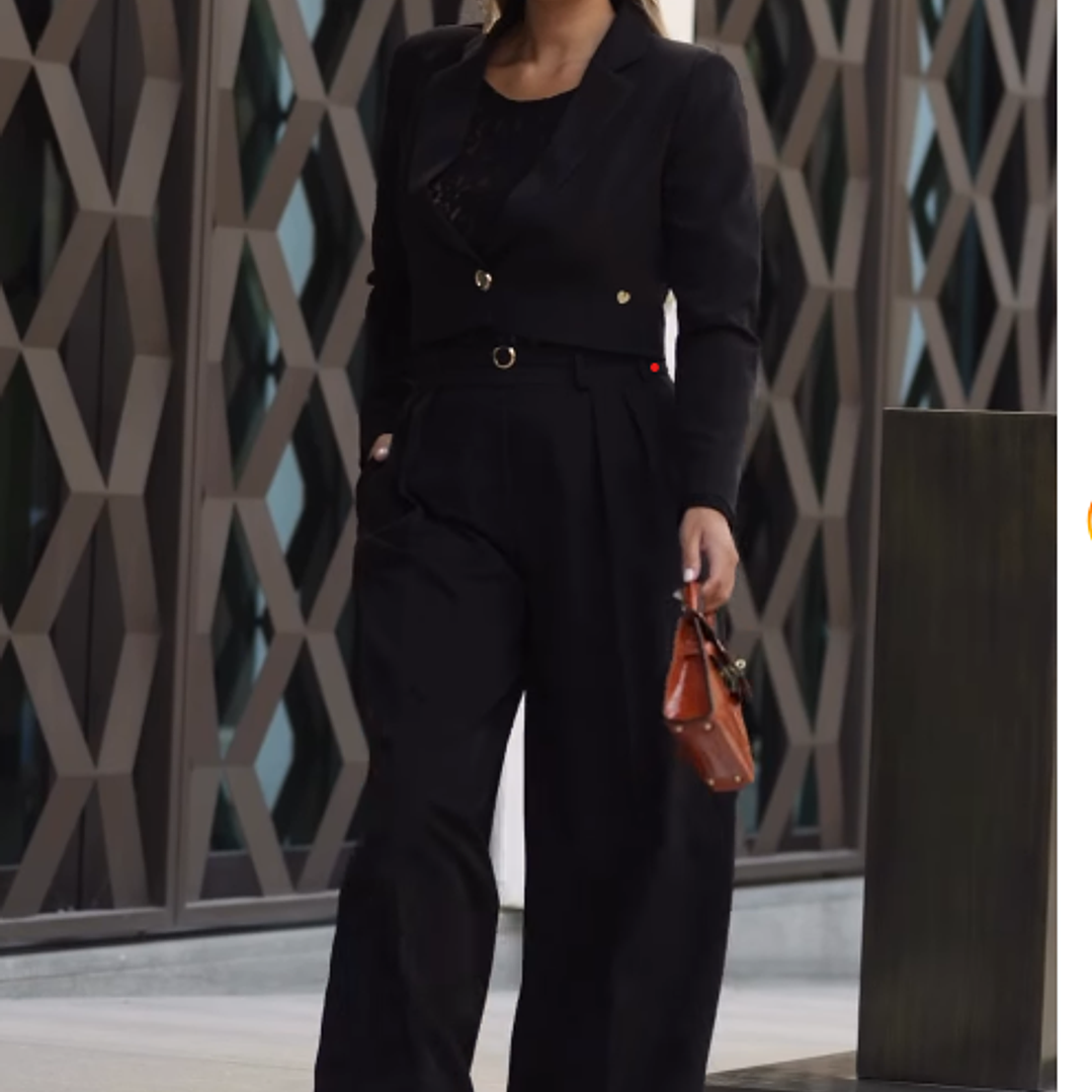 Casaco preto elegante e versátil 1