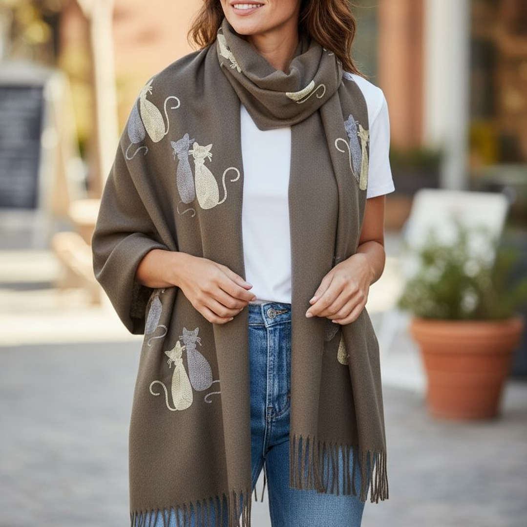 Encharpe Caxemira Cat Lovers 1