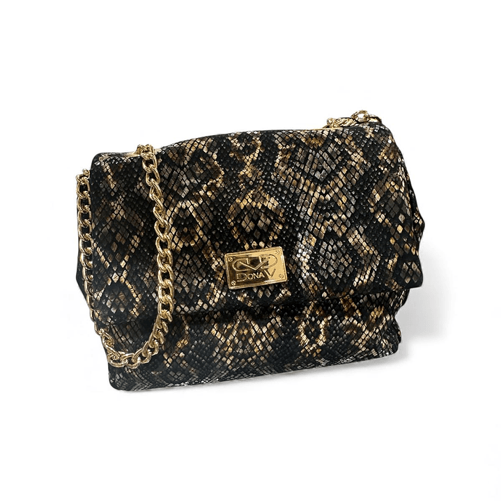 Bolso Dona V con estampado animal print 1