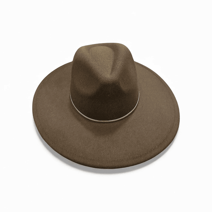 Chapéu com acessório dourado 3