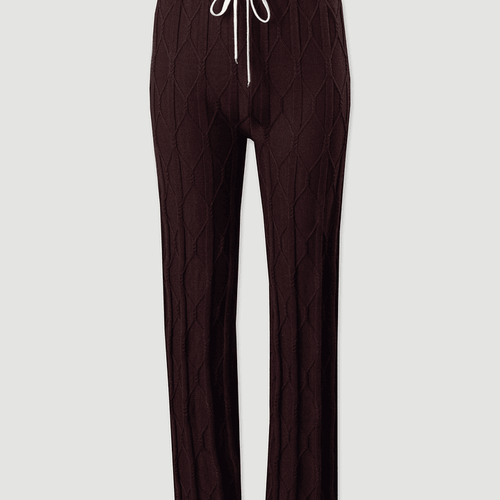  Conjunto de polo e calça em malha trabalhada da Ferrache 3