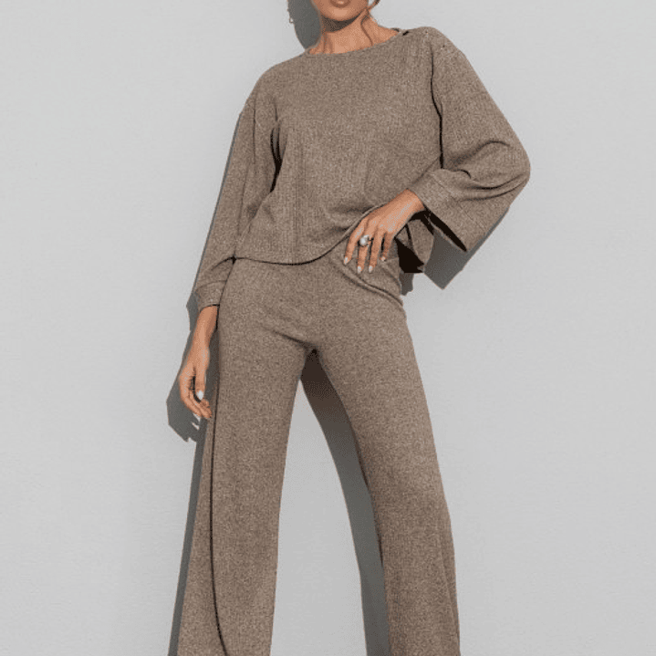 Calça de malha fluida da Ferrache 2