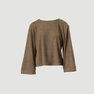 Camisola de malha com botões personalizados da Ferrache