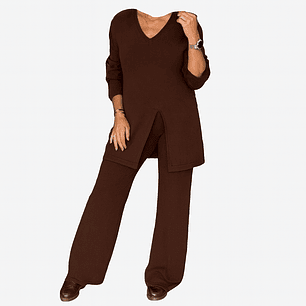 Conjunto de malha confortável e elegante Ferrache