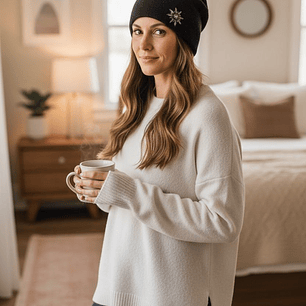 Gorro quente e elegante com os nossos gorros de mulher